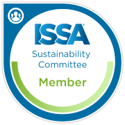 ISSA Sustainability Committee Member badge highlighting GreenTerra’s leadership in eco-friendly house cleaning. 